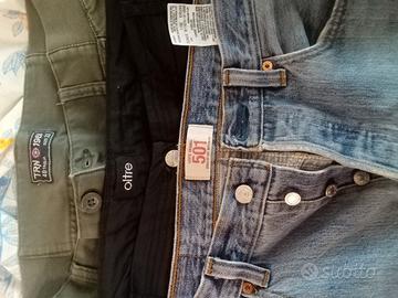 lotto tre pantaloni donna 