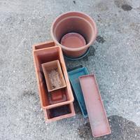 Vasi da fiori in plastica 
