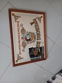 quadro specchio tuborg beer vintage 