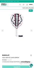 Racchetta Padel Babolat Tech Vertuo - Nuova