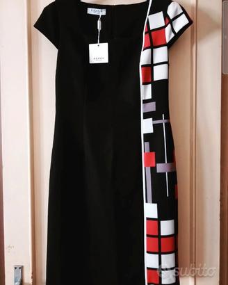 Tubino Nero della Edas e con lato bicolor taglia42
