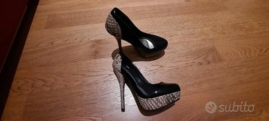 Scarpe Tacco effetto Pitone