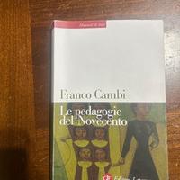 Le pedagogie del 900 Franco Cambi
