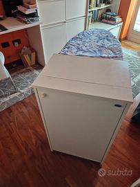 mobile asse Stiro salvaspazio legno bianco