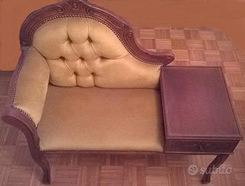 Mobiletto porta telefono con seduta