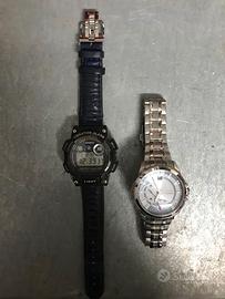 Splendidi orologi marca Casio e marca Citizen