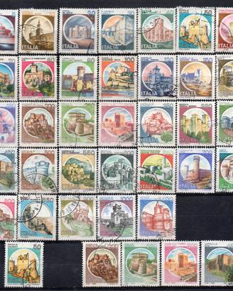 ITALIA 1980/92 Serie ordinaria Castelli