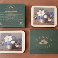 Sottobicchieri artistici "Magnolia and Hydrangeas"