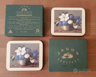 Sottobicchieri artistici "Magnolia and Hydrangeas"