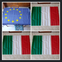 1 Bandiera Unione Europea + 3 Bandiere Italia by P