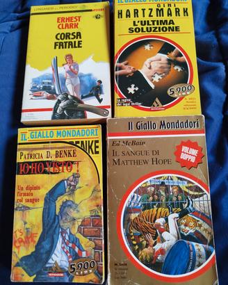 Lotto il giallo Mondadori/Longanesi 4 libri