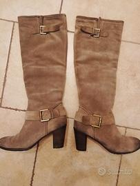 Stivali donna in vero camoscio n. 38 ((zerodb)