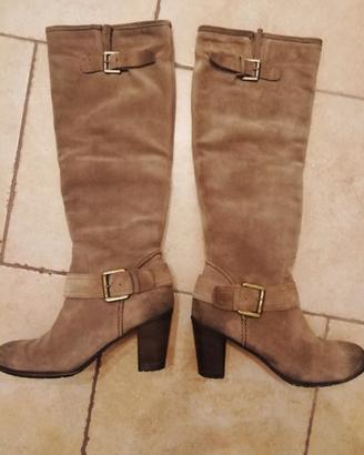 Stivali donna in vero camoscio n. 38 ((zerodb)