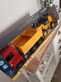 Set: Camion Ribaltabile + Pala Meccanica | Nuovo 