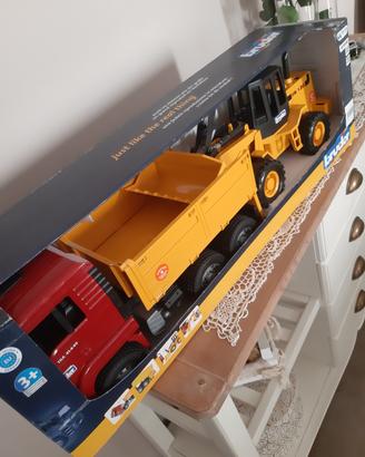 Set: Camion Ribaltabile + Pala Meccanica | Nuovo 