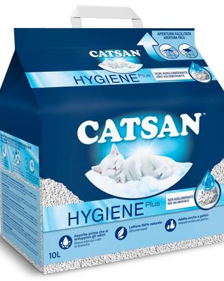 lettiera catsan 4 sacchi  (+1/2 sacco) da 10 litri