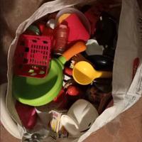 giochini per cucina con accessori e cibi finti 