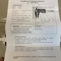 Calibro digitale Borletti 200mm