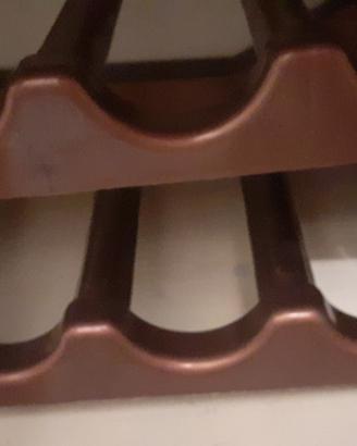 cantinetta portabottiglie+bottiglie+tappi a corona