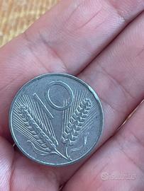 Moneta 10 lire 1972 rara