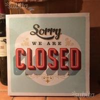 Quadro vintage tela su legno quadretto arredo