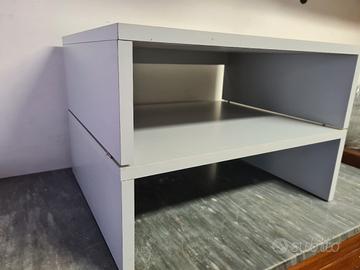 Set di due mobiletti TV o computer 