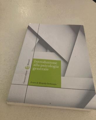 Libro introduzione alla psicologa generale