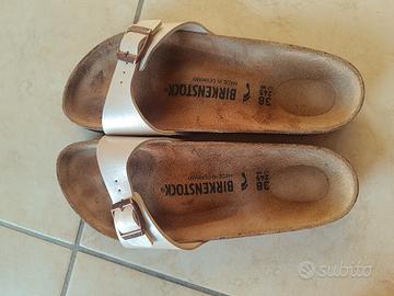 Birkenstock nuove n. 38 color perla