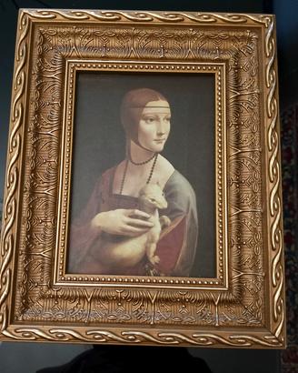Quadro dama con ermellino  Leonardo da Vinci 