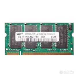 Lotto memorie Ram per PC portatili