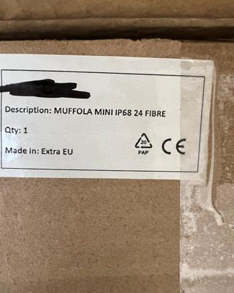 Muffola box per 24fo IP68 Nuove