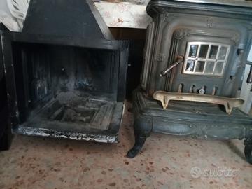 Stufa e camino da incasso in ghisa