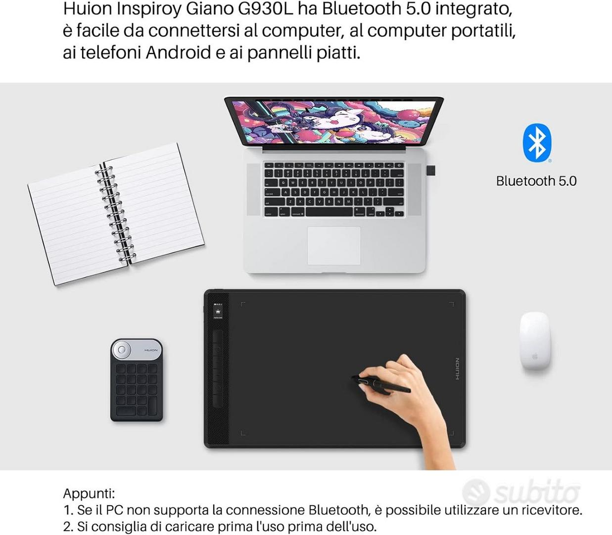 Supporto per notebook Giano