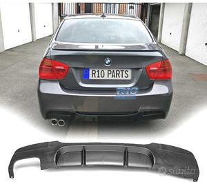 DIFFUSORE BMW E90 E91 LOOK M PERFORMANCE NERO OPAC