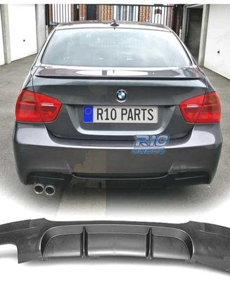 DIFFUSORE BMW E90 E91 LOOK M PERFORMANCE NERO OPAC