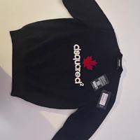 Maglione dsquared 2 nero taglia L  bambino 10 anni