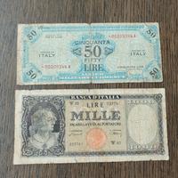 Banconote serie sostitutive 1943 e 1947 RRR