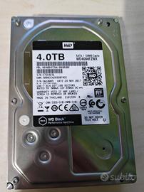 Western Digital WD Black 4TB, 3,5" Disco Rigido 