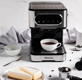 Hisense, HESCM15DBK, Macchina da caffè espresso
