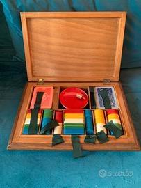SET DA POKER VINTAGE COFANETTO IN LEGNO