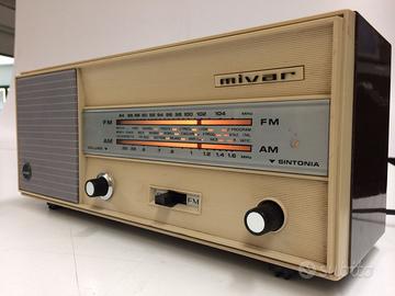 MIVA RADIO A VALVOLE COMPATTO AM/FM