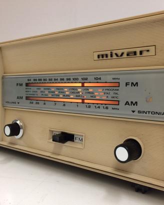 MIVA RADIO A VALVOLE COMPATTO AM/FM