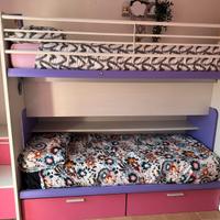 Letto a castello scorrevole