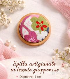 spilla d'ispirazione giapponese 