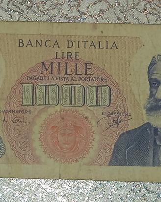 banconota 1000 lire Verdi primo tipo 