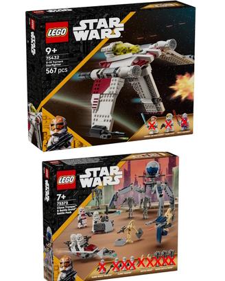 LEGO Star Wars 75432 V-19 Torrent 75372 Battle Pac