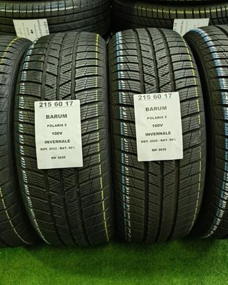 4 GOMME 215 60 17 BARUM INV RIF2635