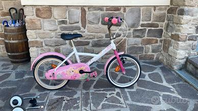 Bici da bimba tg 16 mod B twin Princess