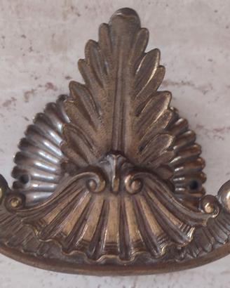 Gancio Fermatenda Vintage in Ottone