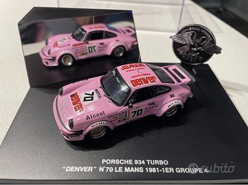 Porsche 934 Pink Pig 24 H Le Mans 1981 1/43 Univer